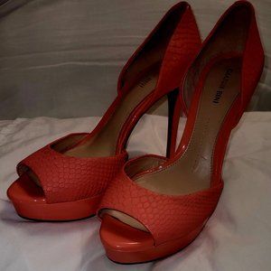 NEW wot GIANNI BINI Coral Open Toe Stilletto Heel Sandals